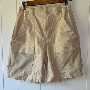 Columbia Boys khaki shorts. Size large (14/16)